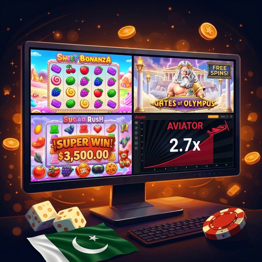 Топ онлайн слоты для игроков из Пакистана — Sweet Bonanza, Aviator, Gates of Olympus